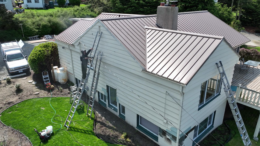 Drone Footage of Exterior Painting Project